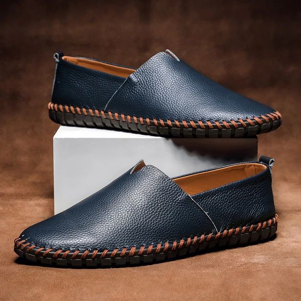 Massimo loafers i läder