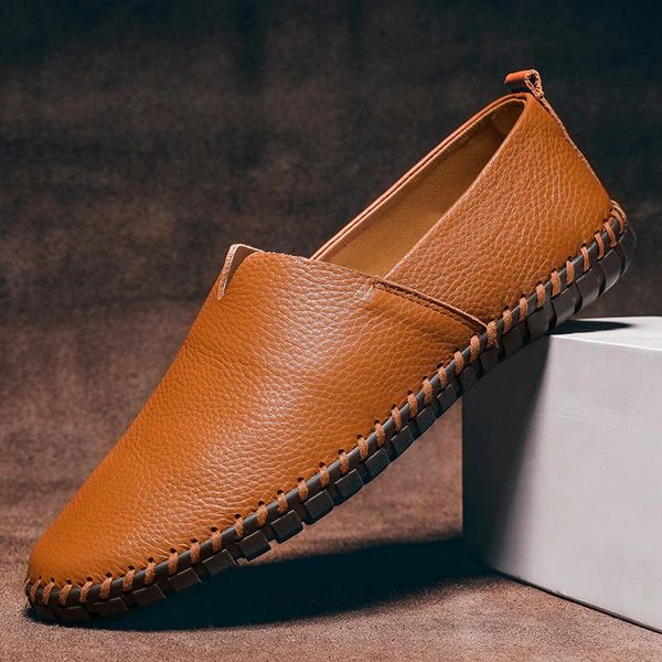 Massimo loafers i läder